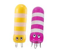 LIFKOME Strumenti per Maglieria Fai da Te a Forma di Ape, Set da 2 Pezzi, Rossi e Gialli, Compatto e Durevole, per Realizzare Braccialetti, Sciarpe e Maglioni Artigianali