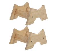 LIFKOME Supporto Per Distributore Di Bevande in Legno Base Stabile, Compatibile Con Contenitori e Brocche D’acqua, Set Da 2 Pezzi Per Uso Domestico e Bar