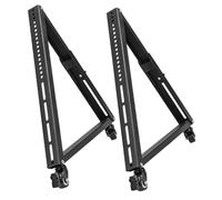 LIFKOME Supporto Tv da Pavimento con Base Stabile Mobile e Girevole per Camera e Ufficio Montaggio Semplice e