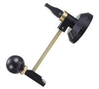 LIFKOME Tagliavetro Circolare Professionale in Lega di Metallo Nero Diametro 400mm, Resistente e Preciso per Apertura Foro su Vetro e Cappa Aspirante