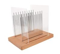 LIFKOME Tagliere Per Pane In Legno Fette Di Pane Uniformi Taglia Bagel Guida Per Affettare In Cucina Affettatrice Manuale