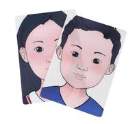 LIFKOME Tavole Riutilizzabili per Pratica Face Paint con Angoli Arrotondati Lavabili e Portatili per Tecniche Trucco e Body Art e Artisti