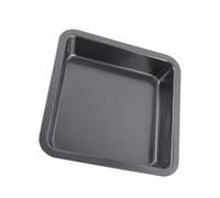 LIFKOME Teglia Quadrata Antiaderente Carbonio Resistente per Pizza e Dolci Distribuzione Uniforme del Calore per Forno e Barbecue