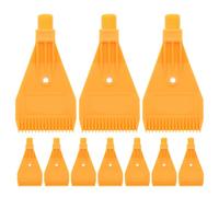 LIFKOME Ugello ad alta pressione per getto d'aria compressa, 10 pezzi, plastico giallo, attacco maschio 1/4 pollice, per asciugatura e pulizia con aria in setup di macchine