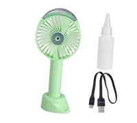 LIFKOME Umidificatore Spruzzo Portatile Ventilatore Mini Raffrescatore d Aria Nebulizzatore Modalità d Uso Variabile Motore Brushless Silenzioso Pulsante Indipendente