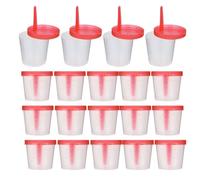 LIFKOME Urine per Analisi Sterili 50 Pezzi da 40 Ml in Plastica con Coperchi, e Confezionati Singolarmente per Raccolta Feci e Campioni Medici Colore Casuale