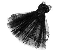 LIFKOME Vestito Da Balletto Per Bambole 30 Cm in Chiffon Nero Gonna a Strati, Costume Bambina Per Occasioni Speciali e Feste, Accessori Per Bambole Formali, Facile Da Indossare e Resistente