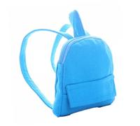 LIFKOME Zaino Mini per Bambole in Stoffa Blu Dettagli Creativi e Design Unico, per Decorazione Handmade e Stimolare L'immaginazione dei Ragazzo Ragazza