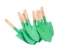 LIFKOME Zappette da Giardinaggio Colore Casuale Manico in Legno e Punta in Ferro Leggere e Resistenti Set 10 Pezzi per Trapianto e Cura di Verdure e Piantine in Giardino