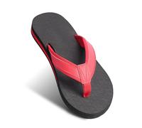 LIFPAU Infradito da donna, comode, leggere, con cuscinetto per perizoma, estive, spiaggia, passeggiate, interni ed esterni, 01 rosso., 37.5 EU