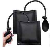 Lift Cushion,2 Pack Inflatable Air Pump Cushion TPU Tool Auto Accessory Green Black 15 * 16CM