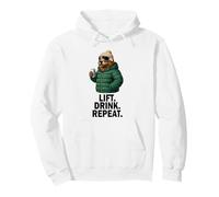 Lift Drink Repeat Orso Bruno Après Ski - Sci Inverno Felpa con Cappuccio