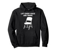 Lift Every Voice And Swing Trending Montgomery White Chair Felpa con Cappuccio