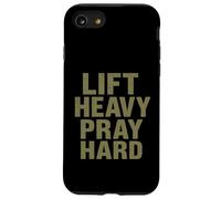 Lift Heavy Pray Hard - Faith Meets Fitness Custodia per iPhone SE (2020) / 7/8