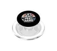 Lift Heavy Pray Hard PopSockets PopGrip per MagSafe