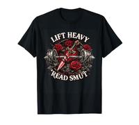 Lift Heavy Read Smut, Divertente Meme sulla Progettazione di Libri e Palestra Maglietta