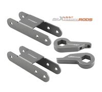Lift kit 1"-3" Front + 2" Rear shackles for Chevy S10 Blazer from 1982 to 2004