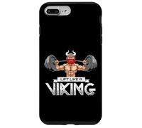Lift like a Viking Workout Gym Weightlifter Humor Design Custodia per iPhone 7 Plus/8 Plus