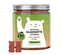 Lift me Up Silhouette - Peptidi di collagene ad alta dose, OPC e vitamine C e E - Integratore Antietà per Pelle Luminosa e Idratata - 90 pezzi (3 mesi) - Senza zucchero - Bears with Benefits