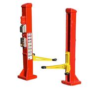 Lift Model Decorazione per Officina Modellistica 1 64 Attrezzo per Simulazione Riparazione Auto Accessorio Miniatura Garage Ornamento Desktop Ad, Rosso