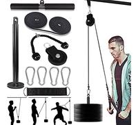Lift Pulley System Professionale Rullo per Avambraccio Training Allenare la Forza del Braccio da Polso Wrist Trainer LAT Pulldown