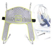 Lift Sling, Medical Patient Lift Sling with Commode Cutout, Shower Sling Toileting Lift Sling for Elderly, Bariatric and Disabled Home Use or Medical Use Large(M)