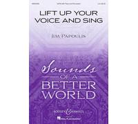Lift Up Your Voice and Sing: gemischter Chor (SATB), Klavier und Schlagwerk. Chorpartitur.