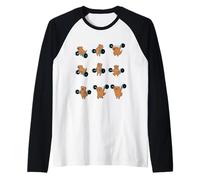 Lifting Golden Retriever Maglia con Maniche Raglan