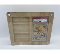 LiftWood Supporto per carte in legno di bambù per due carte da collezione PSA Graded - TCG Trading Card Games
