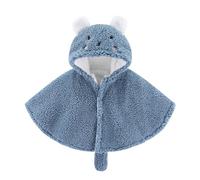 Lifup Giacche Bambino Invernali, Giacca del Mantello del Cappotto di Inverno della Faux Pelliccia della Neonata Vestiti Caldi Spessi Blu 1-2 anno