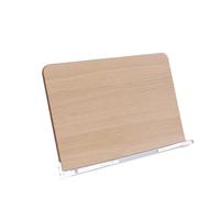 Lifup Porta Libri Regolabile per Tablet Notebook Libri Ricettari Cucina Lettura Di Legno 33W x 23H x 16.5D cm