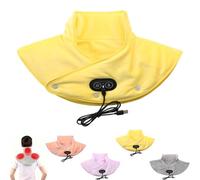 Lifweb Thermaease Pro, 2025 New ThermaEase Pro Heating Pad, USB Portable Electric Heating Pad, 3 temperature settings plus 3 vibration massage settings, 60-second rapid heating (Yellow)