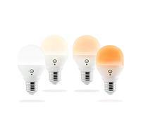 LIFX Mini Day & Dusk E27 Lampadina a LED Wi-Fi Smart, Regolabile, Multicolor, Dimmerabile, non Richiede un Hub, Funziona con Alexa, Apple HomeKit e Google Assistant, Confezione da 4