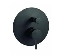 Paffoni Light - Miscelatore ad incasso per 2 utenze, nero opaco LIG015NO