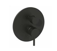 LIG019NO Miscelatore incasso doccia 3 uscite nero opaco - Light PAFFONI