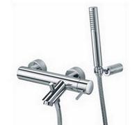 Miscelatore esterno per vasca Paffoni Light con supporto a muro LIG023CR