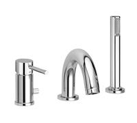 LIG040LCR Miscelatore bordo vasca con bocca erogazione LIGHT PAFFONI