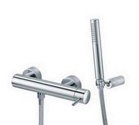 LIG168DCR Miscelatore doccia 1/2 con set doccia gancio regolabile LIGHT PAFFONI