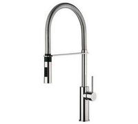 Miscelatore per lavello Paffoni Light con doccetta canna orientabile LIG179CR
