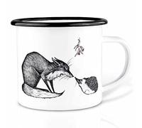 Ligarti Tazza smaltata | Tazza rifinita a mano | Design Mug | Animali di peluche