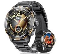 LIGE Orologio Smartwatch Uomo, 800mAh 1.43" AMOLED Smart Watch con 24/7 Frequenza Cardiaca, SpO2, Durata del Sonno, Impermeabile IP68, 200+ Sports Fitness Tracker Orologio per Android iOS Nero