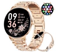 LIGE Smart Watch da donna (2 cinturini), ultra sottile 1,4 pollici HD AMOLED Smartwatch per Android iOS, fitness tracker con oltre 120 modalità sportive/HR/IP68 impermeabile/SpO2/monitoraggio del