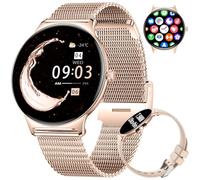 LIGE Smartwatch da donna con chiamata Bluetooth, 1,43" HD AMOLED Smart Watch con IP68 impermeabile orologio da donna, salute delle donne/calorie/120 + modalità sport, Android IOS Fitness Tracker