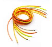 LIGHBIB 3V LED LED Flessibile Ultra Slim Filamento A Spirale Filamento Retrò Di Bulbo Edison Parti Di Diode Decorazione Della Striscia Luminosa Fai -da -te,2700k,300 Mm-12V 20pcs