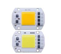 LIGHBIB Chip LED 110V 220V 10W 20W 30W 50W Chip COB Senza Bisogno Di Driver Lampada LED Perline Per Luce Di Inondazione Faretto Lampada Illuminazione Fai Da Te,Bianco Caldo 220v,20w 2pz