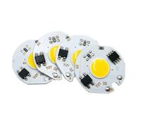 LIGHBIB Chip LED 3W 5W 7W 10W 220V Chip COB Non È Necessario Il Driver Lampada A LED Perline Luce Di Inondazione Fai Da Te Faretto Lampada Da Esterno,Bianco Freddo 6.000-6.500 K,10w 4pz