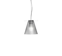 Kartell Light-Air Lampada a sospensione, vetro traslucido chiaro con motivo in rilievo