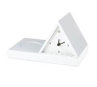 Light Alarm Clock | 30x18x18cm Space-saving Page Rest - Adjustable Lights Bedside Clock With Light And Cup Holder - For Women, Friend, Kids, Teacher, Student, Writer, Lover, Reading, Counter, Bedroom