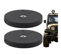 Light Bar Mounting Brackets - Magnetic Base Fasteners, Internal Thread Car Bracket, No Drill Installation, Automotive Lighting Accessory, Truck & Trailer, 2 Piece Set for Roof Hood Bumper