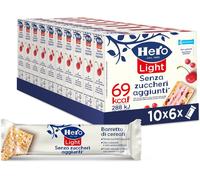 Light Barrette Ai Cereali E Frutti Rossi, Snack Senza Zuccheri Aggiunti, Senza O
